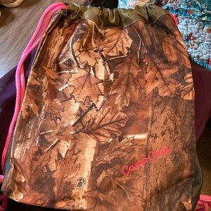 CamoChik Luxurious Brown and Pink Textured Backpacks
